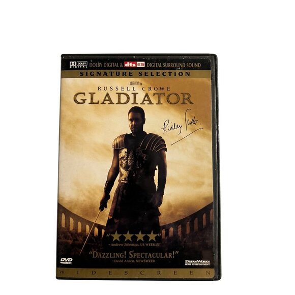 Gladiator 2000 DVD Signature Selection Russell Crowe Joaquin Phoenix Pre-Owned - Picture 1 of 5